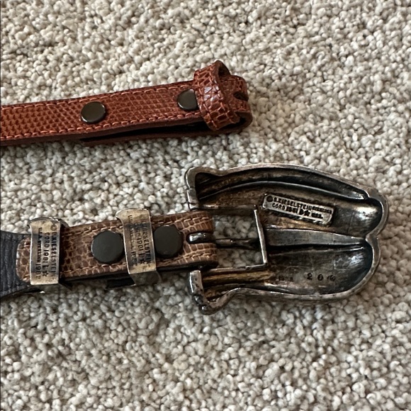 Barry Kieseltein Cord Lot Vintage Belts & Buckles (6 pieces) - Picture 5 of 12